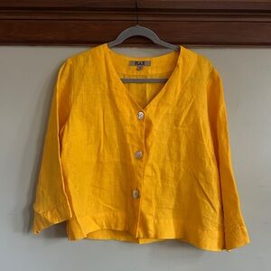 Flax Sunlit Linen Blouse